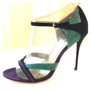 Jean-Michel Cazabat Strappy Sandals Heels, New